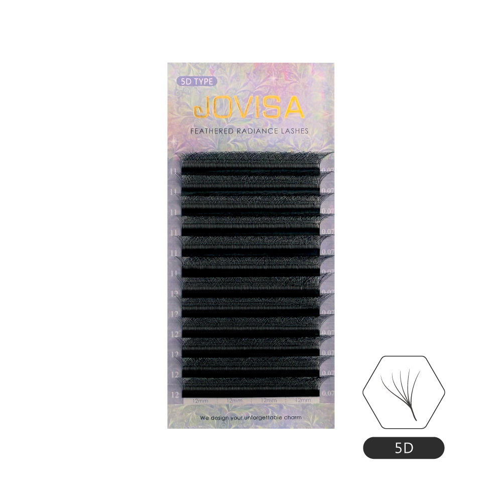 5D Feathered Radiance Lashes | Premade