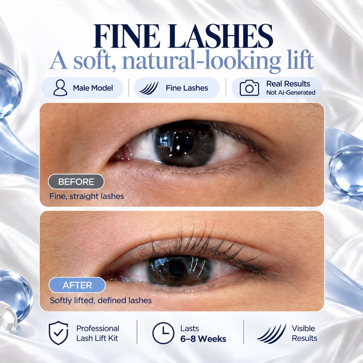 JOVISA LASH LIFT SYSTEM - 5 Single-Use 3-Solution Sets for Professional Use