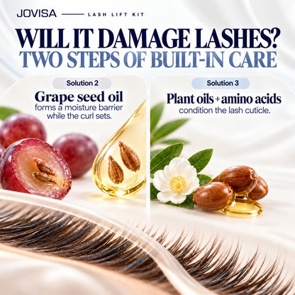 JOVISA Professional Lash Lift Kit – 3-Step System Multi-Use 5g Tubes
