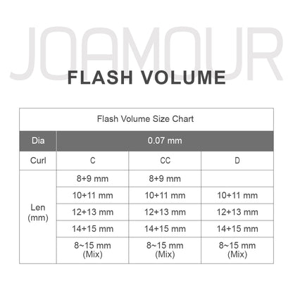 JOAMOUR Flash Volume 12 Rows / Tray