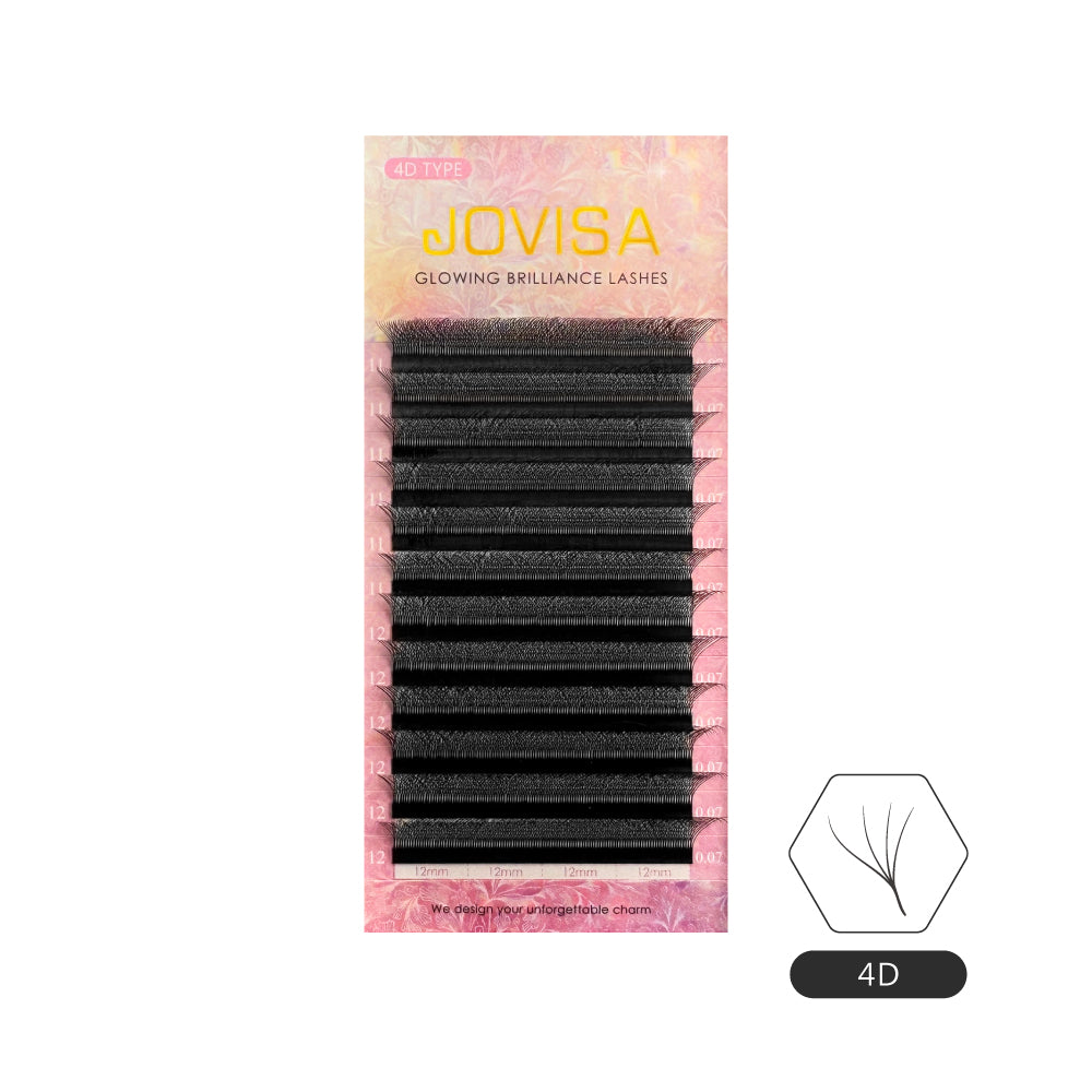 4D Glowing Brilliance Lashes | Premade
