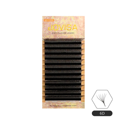 6D Soft Clover Lashes | Premade